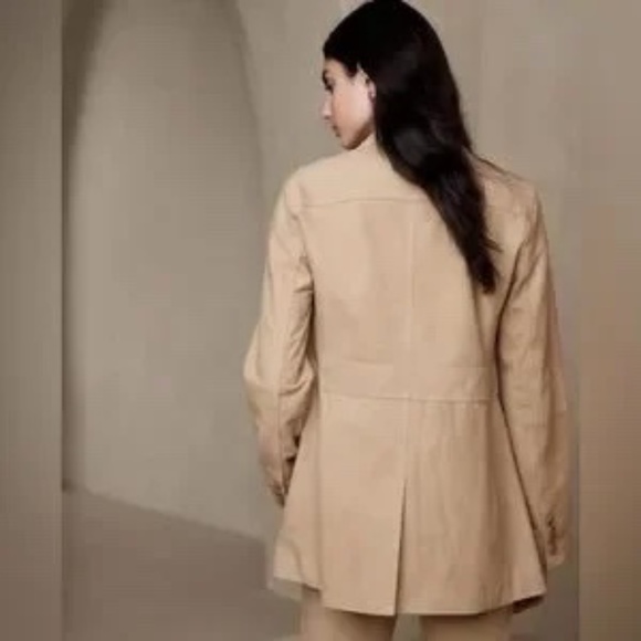 NWT Banana Republic Womens Heritage Briar Suede Blazer Jacket - Picture 3 of 8